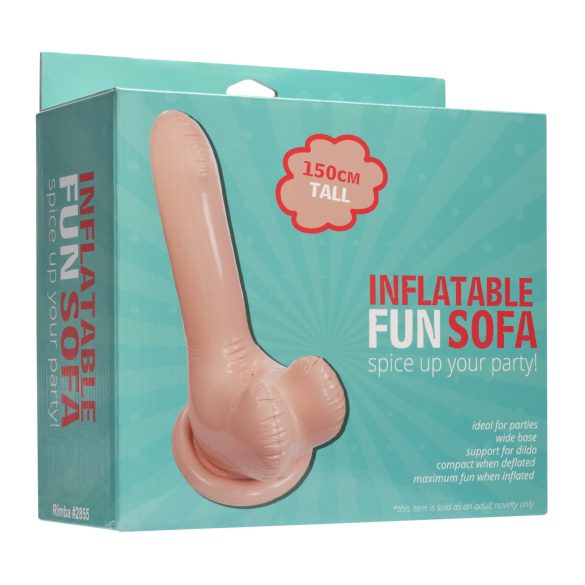 Inflatable Fun - sofá hinchable con forma de pene - 66 cm