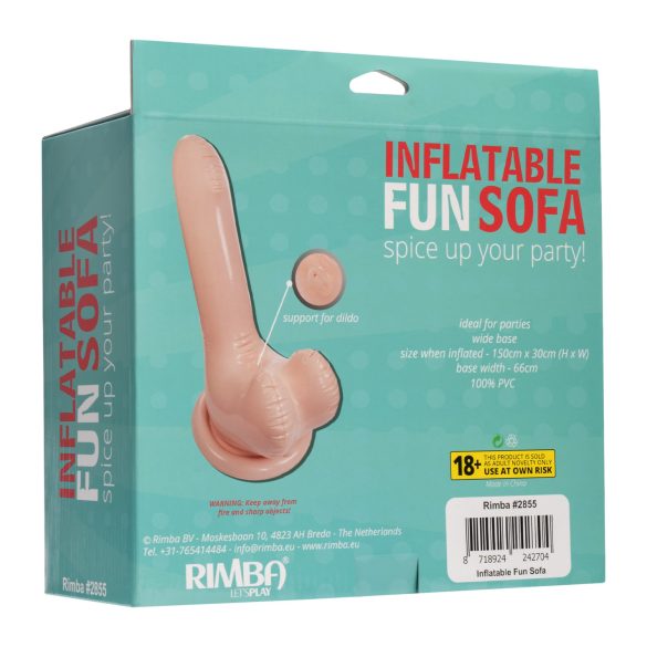 Inflatable Fun - sofá hinchable con forma de pene - 66 cm