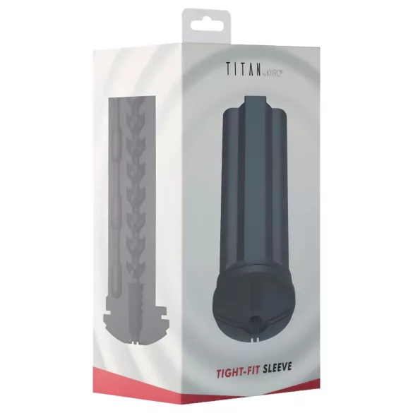Kiiroo Titan - masturbador interior ajustado - silicona negra