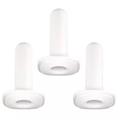   Kiiroo Onyx - manga para masturbador ajuste estrecho - pack 3 unidades blanco