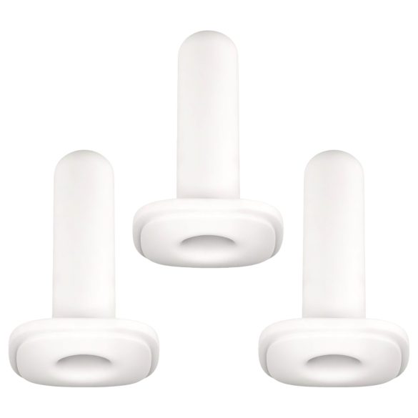 Kiiroo Onyx Ajuste Ceñido - 3 manguitos (blancos)