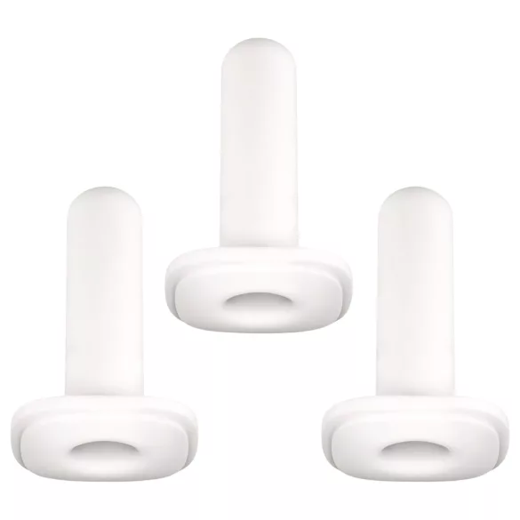 Kiiroo Onyx - manga para masturbador ajuste estrecho - pack 3 unidades blanco
