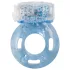 Easytoys - anillo vibrador desechable para pene - silicona azul