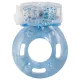 Easytoys - anillo vibrador desechable para pene - silicona azul