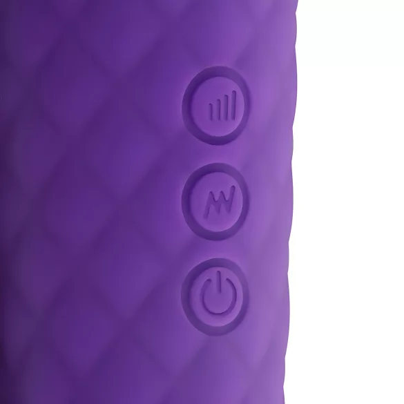 EasyToys - mini varita vibradora recargable - silicona lila