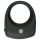 Easytoys - Anillo Vibrador Negro para Placer Masculino