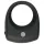 Easytoys - anillo vibrador para pene - silicona negra