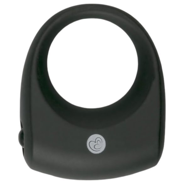 Easytoys - Anillo Vibrador Negro para Placer Masculino