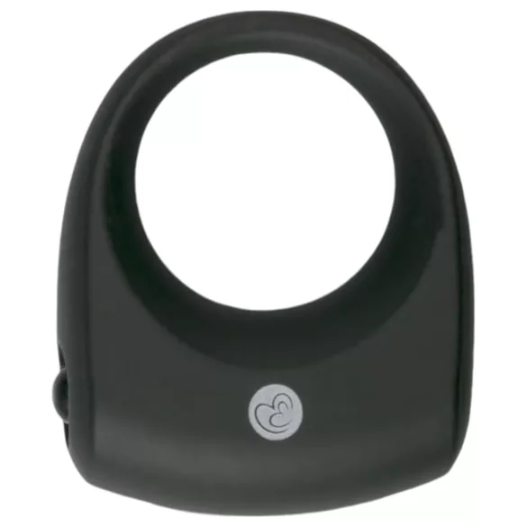 Easytoys - anillo vibrador para pene - silicona negra