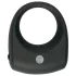 Easytoys - anillo vibrador para pene - silicona negra