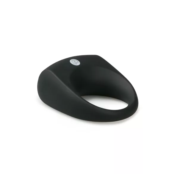 Easytoys - anillo vibrador para pene - silicona negra