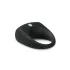 Easytoys - anillo vibrador para pene - silicona negra