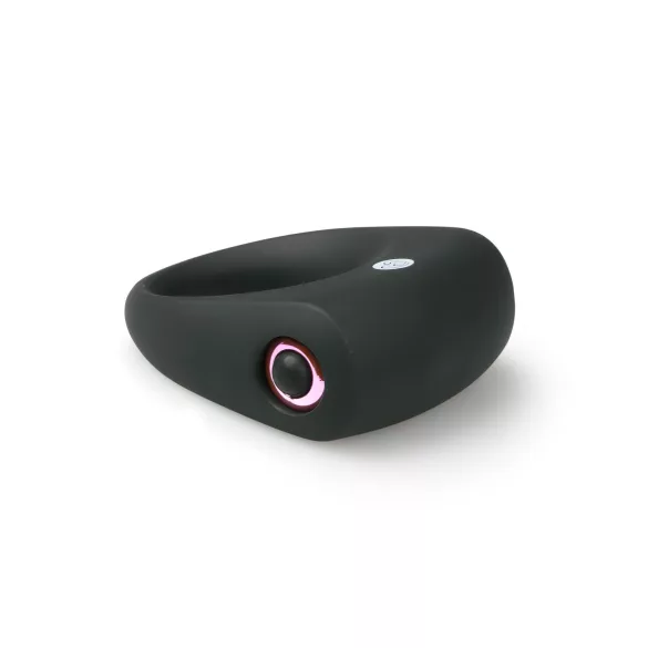 Easytoys - anillo vibrador para pene - silicona negra