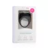 Easytoys - anillo vibrador para pene - silicona negra