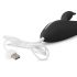 Sway No.2 - vibrador recargable con estimulador de clítoris (negro)