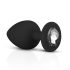 Easytoys Diamond - set de plugs anales - silicona negra