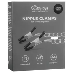   EasyToys - pinzas para pezones con cadena - metal - 2 unidades