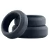 Boners - set de anillos para pene de silicona - 3 piezas - gris