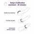 Boners - Set de 3 anillos de silicona para pene (gris)