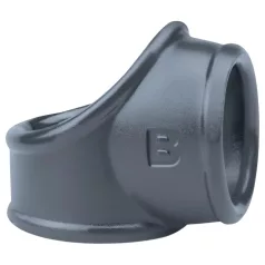 Boners - anillo pene y testículos - silicona gris