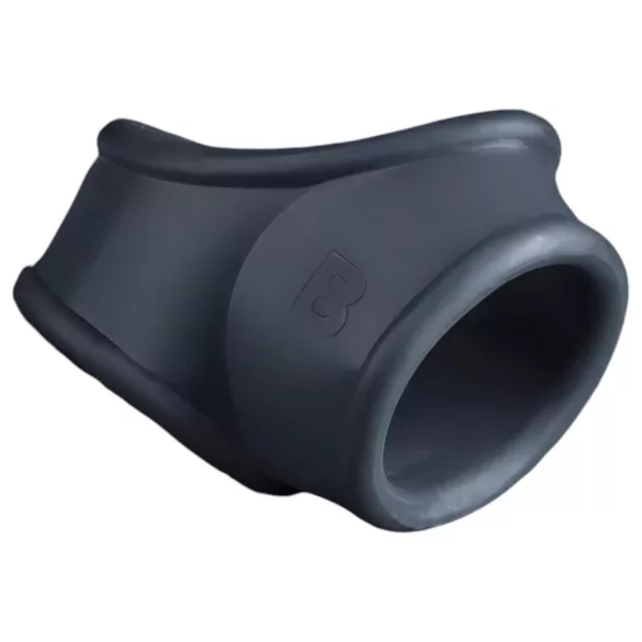 Boners - anillo pene y testículos - silicona gris