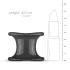 Boners - anillo para pene y extensor - silicona gris