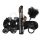 LoveBoxxx Me encanta el negro - Set vibrador con cuerdas (6 piezas)
