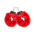 LoveBoxxx Me encanta el Rojo - Kit de vibrador con esposas (6 piezas) - rojo