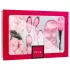 LoveBoxxx - set de restricción con vibrador - 6 piezas - rosa
