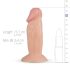 Real Fantasy Archi - Dildo realista - 11,5cm (piel natural)