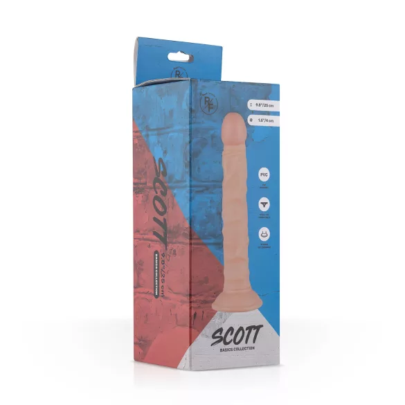 Real Fantasy Scott - consolador realista - 25 cm - color natural