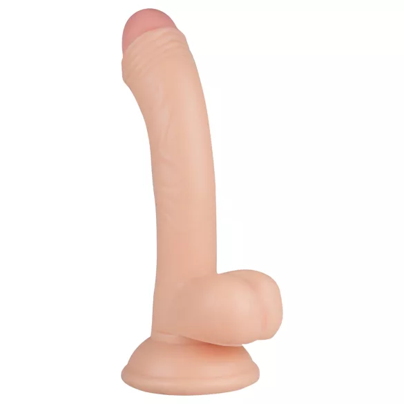 Real Fantasy Vince - consolador realista con testículos - 19,5 cm color natural
