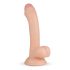 Real Fantasy Vince - Dildo con testículos y prepucio - 19.5 cm (natural)