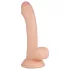 Real Fantasy Vince - consolador realista con testículos - 19,5 cm color natural