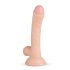Real Fantasy Vince - Dildo con testículos y prepucio - 19.5 cm (natural)