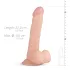 Real Fantasy Felix - dildo realista con testículos - 22cm - color natural