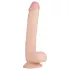 Real Fantasy Elvin - dildo realista con testículos - 28 cm - color natural
