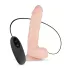 Real Fantasy Glynn - vibrador realista recargable - 25cm - color natural