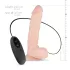 Real Fantasy Glynn - vibrador realista recargable - 25cm - color natural
