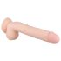 Real Fantasy Élfico - vibrador realista recargable de 28 cm (color natural)