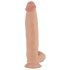 Real Fantasy Dwane - consolador realista recargable - 31 cm (natural)