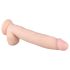 Real Fantasy Dwane - consolador realista recargable - 31 cm (natural)