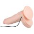 Real Fantasy Dwane - consolador realista recargable - 31 cm (natural)