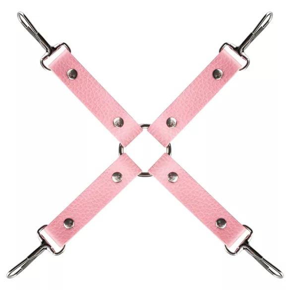 Cofre de Placer Secreto - kit BDSM avanzado de 14 piezas (rosa)
