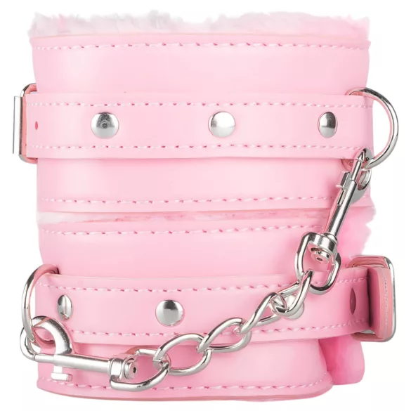 Cofre de Placer Secreto - kit BDSM avanzado de 14 piezas (rosa)