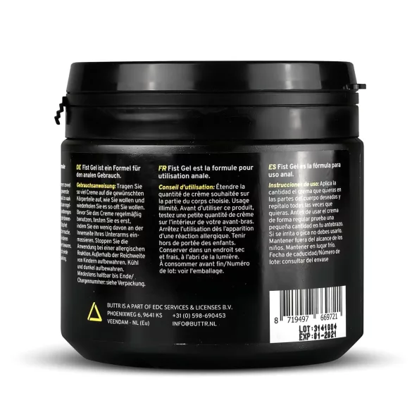 BUTTR - Gel lubricante fisting - base agua - 500 ml