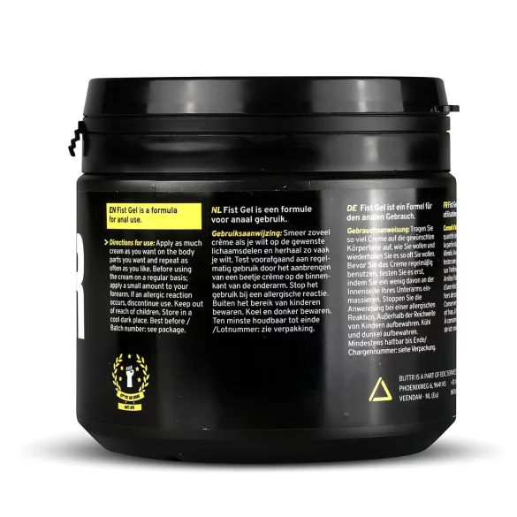 BUTTR - Gel lubricante fisting - base agua - 500 ml