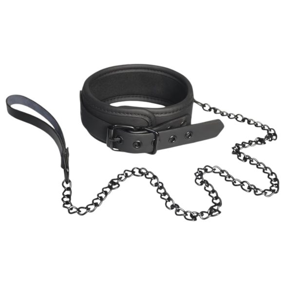 Blaze - Collar y correa (negro)
