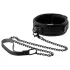 Blaze - collar y correa - cuero negro