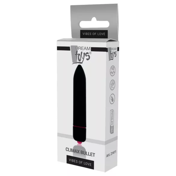 Vibes of Love Climax - vibrador tipo bala - negro